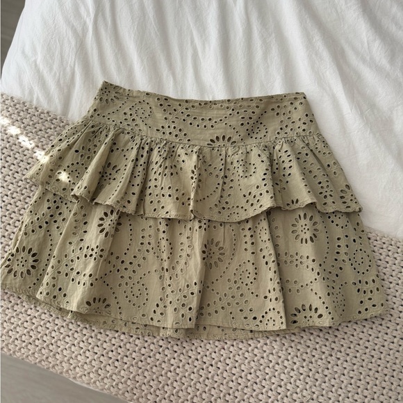 Express Bubble Mini Skirt with Ruffled Tiers - Picture 5 of 10